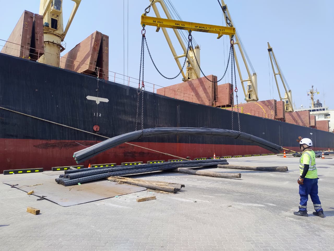 Steel Bar Cargo Operation